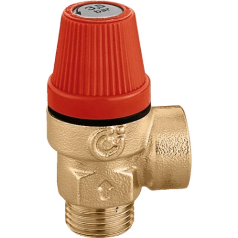 foto del prodotto valvola di sicurezza ordinaria 1 2 3,5bar caleffi 312435