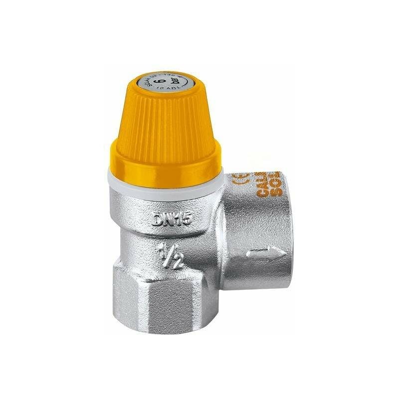 foto del prodotto valvola di sicurezza per impianti solari caleffi 253 10 bar 1 2 f x 3 4 f