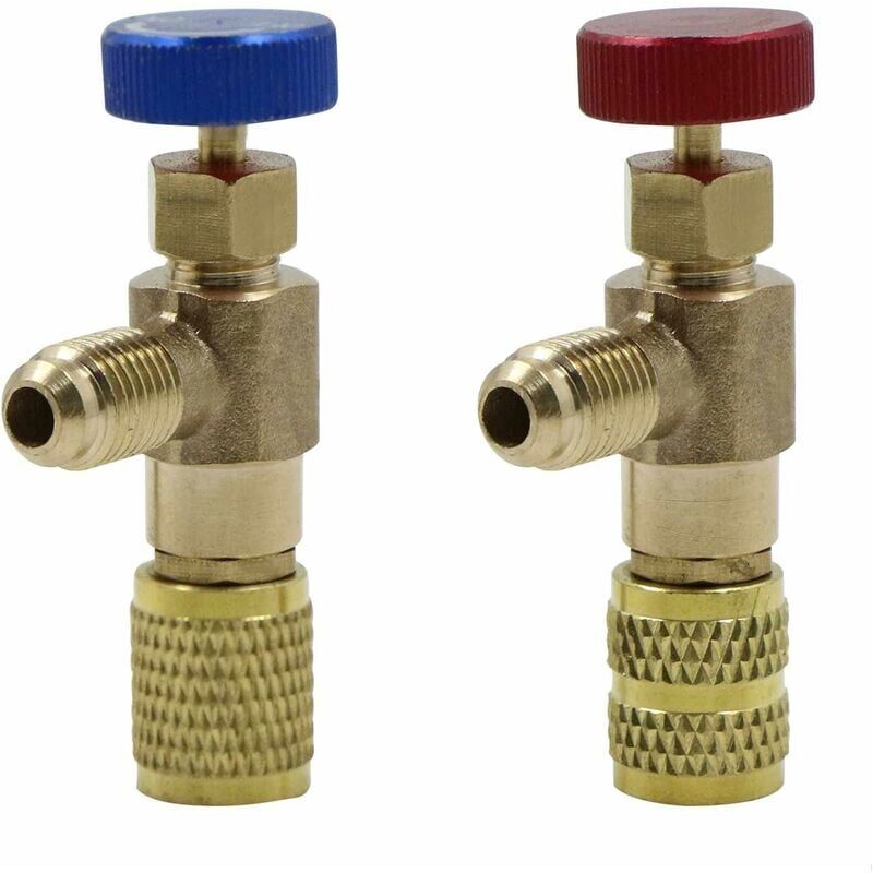 foto del prodotto valvola di sicurezza per liquidi valvola per aria condizionata adattatore per valvola di flusso raccordo in ottone per tubo di flusso per aria