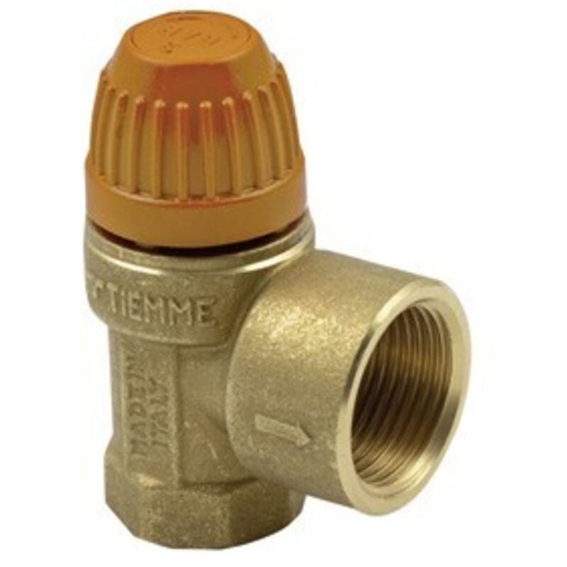 foto del prodotto valvola di sicurezza per sistemi solari termici 1 2 x 1 2 2,5 bar