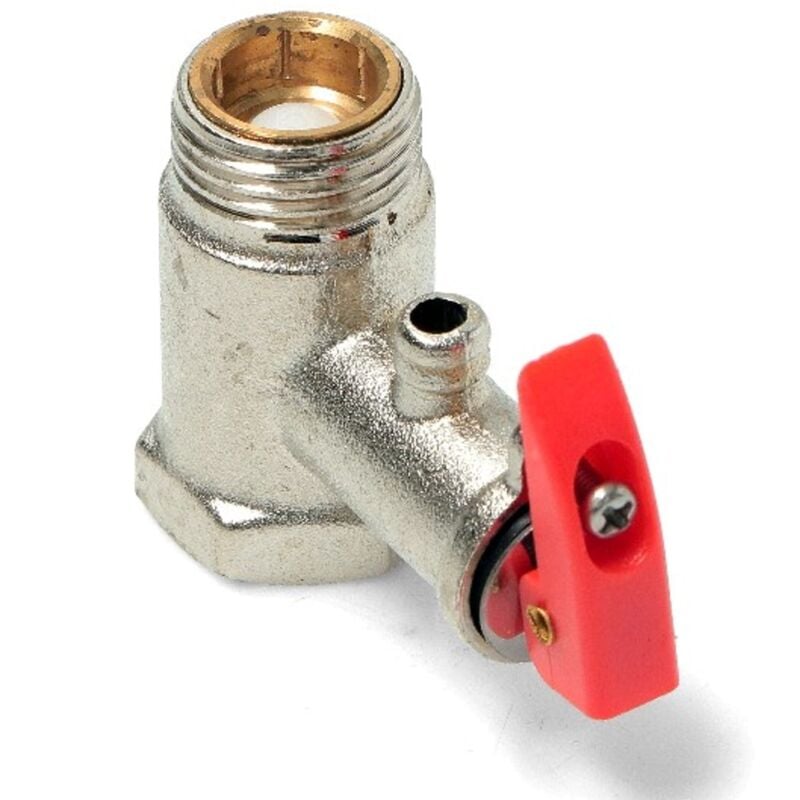 foto del prodotto valvola di sicurezza scaldabagni elettrici 1 2 0.8mpa con leva universale