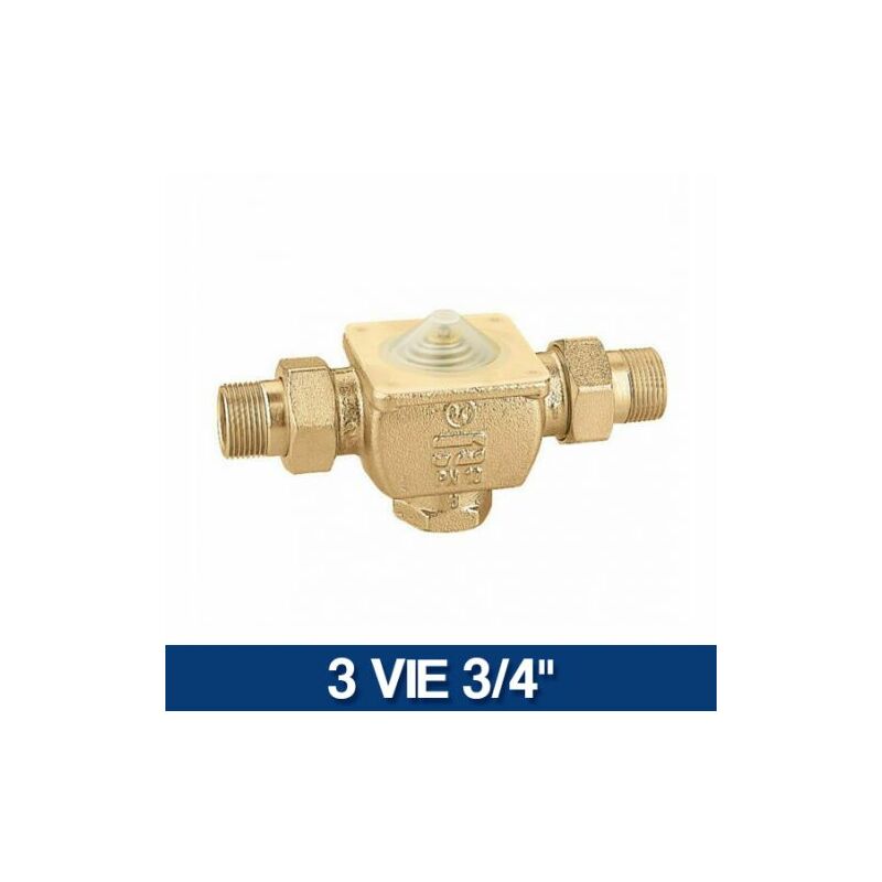 foto del prodotto valvola di zona a pistone caleffi 632500 633500 632600 633600 vari tipi 24927v 3 vie 3 4 24925 