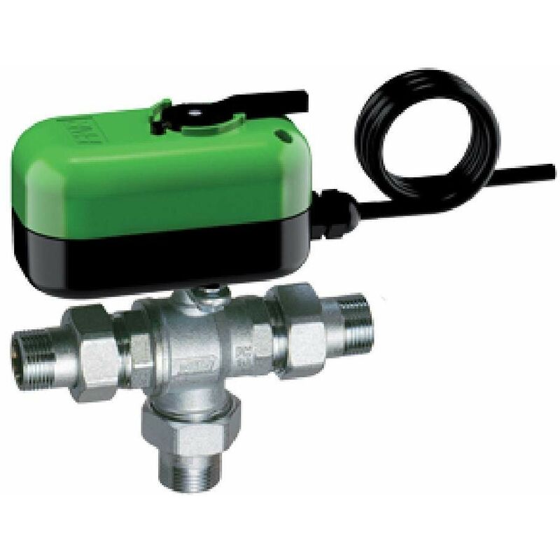 foto del prodotto valvola di zona deviatrice a 3 vie con servocomando elettrico far 3005 230v - 1 2