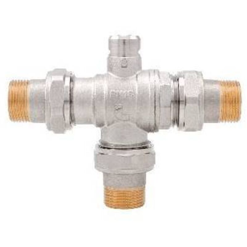 foto del prodotto valvola di zona deviatrice a sfera a 3 vie 3/4 dn 20