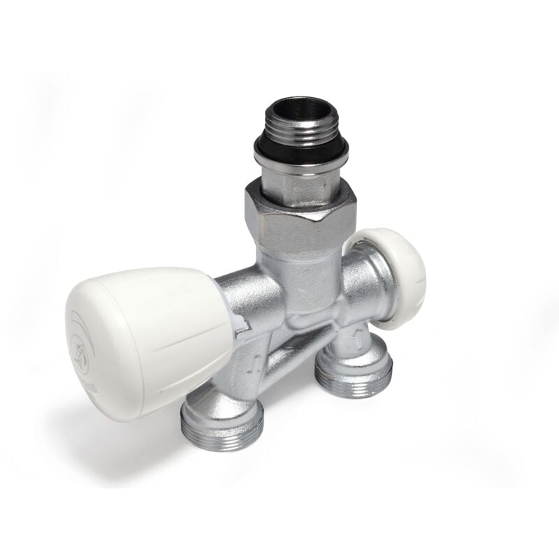 foto del prodotto valvola micrometrica termostatizzabile diritta per impianti bitubo giacomini r356b1 1 2 x 18