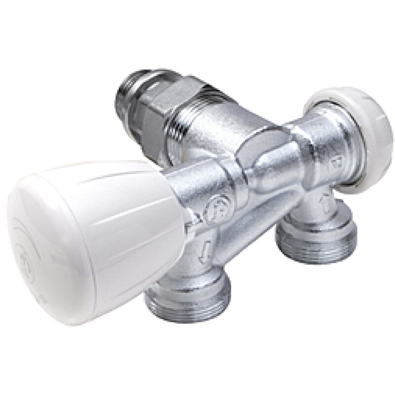 foto del prodotto valvola micrometrica termostatizzabile per impianti monotubo giacomini r358m1 1 2 x18