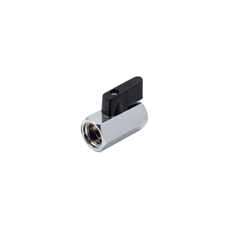 foto del prodotto valvola minisfera small ff con levetta nera 1 2