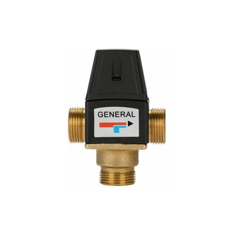 foto del prodotto valvola miscelatrice termostatica monoblocco valvola miscelatrice termostatica a 3 vie in ottone con filettatura esterna dn20 per scaldacqua solari