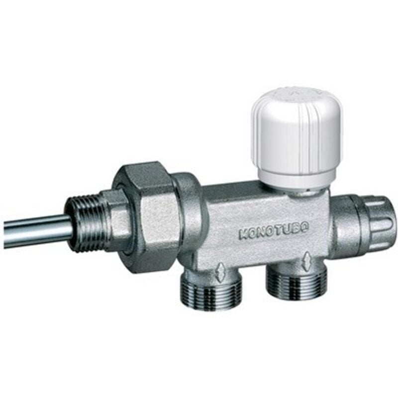 foto del prodotto valvola monotubo termostatizzabile cromata far 1 x 12 dx