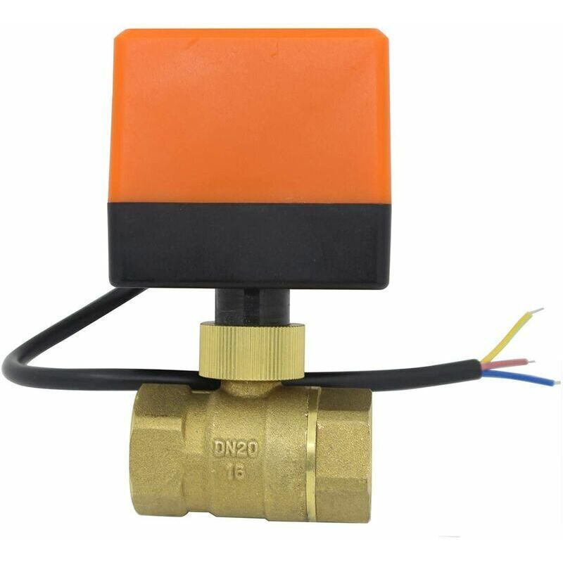 foto del prodotto valvola motorizzata a 2 vie valvola a sfera elettrica elettrovalvola normalmente aperta 220 v 1 2 3 4 1 1 1 4 1 1 2 2 pollici 3 4 pollici dn20 