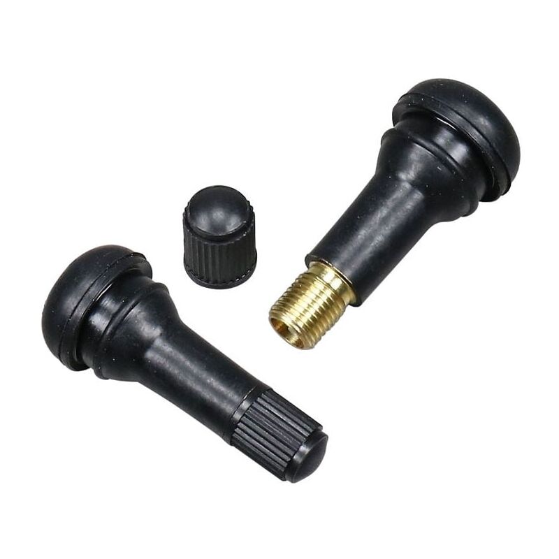 foto del prodotto valvola per pneumatici per auto tr413 da 100 pezzi, valvole tubeless universali valvole in gomma per auto cerchioni in gomma a scatto per la maggior