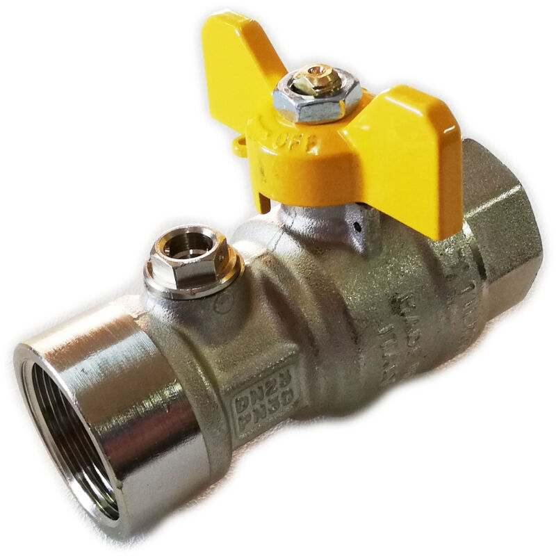foto del prodotto valvola sfera diritta ff post contatore gas da 3 4 