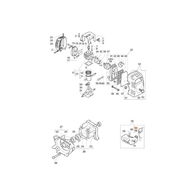 foto del prodotto valvola sfiato decespugliatore modelli 720 originale emak 4098658ar