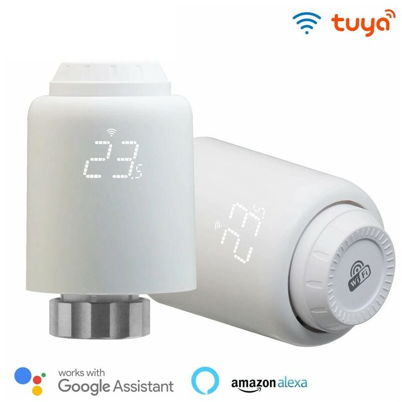 foto del prodotto valvola termostatica smart wifi - tuya