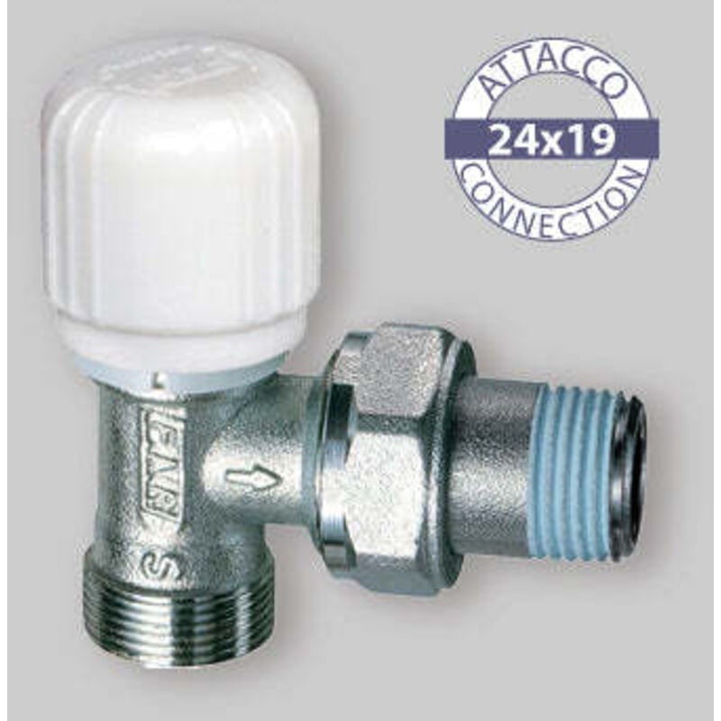 foto del prodotto valvola termostatizzabile a squadra 1/2 far art. 161012