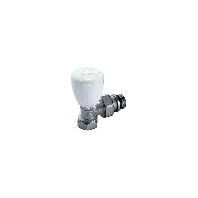 foto del prodotto valvola termostatizzabile a squadra 3 8 tubo ferro giacomini r421x132