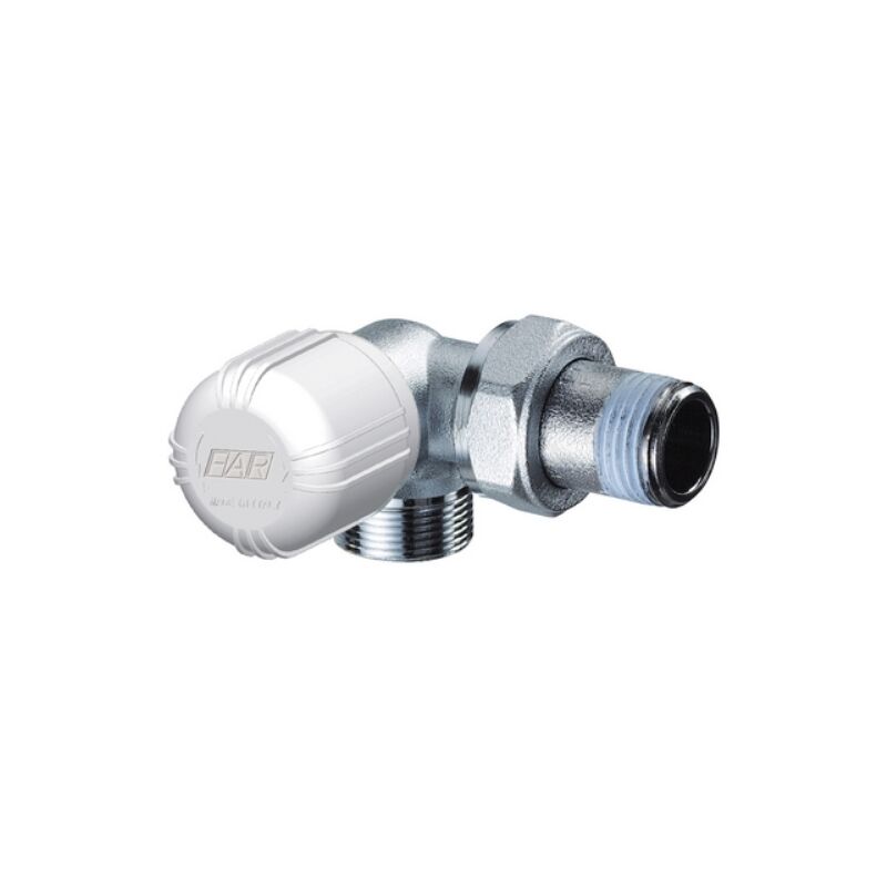 foto del prodotto valvola termostatizzabile a squadra dx rame 1 2 far