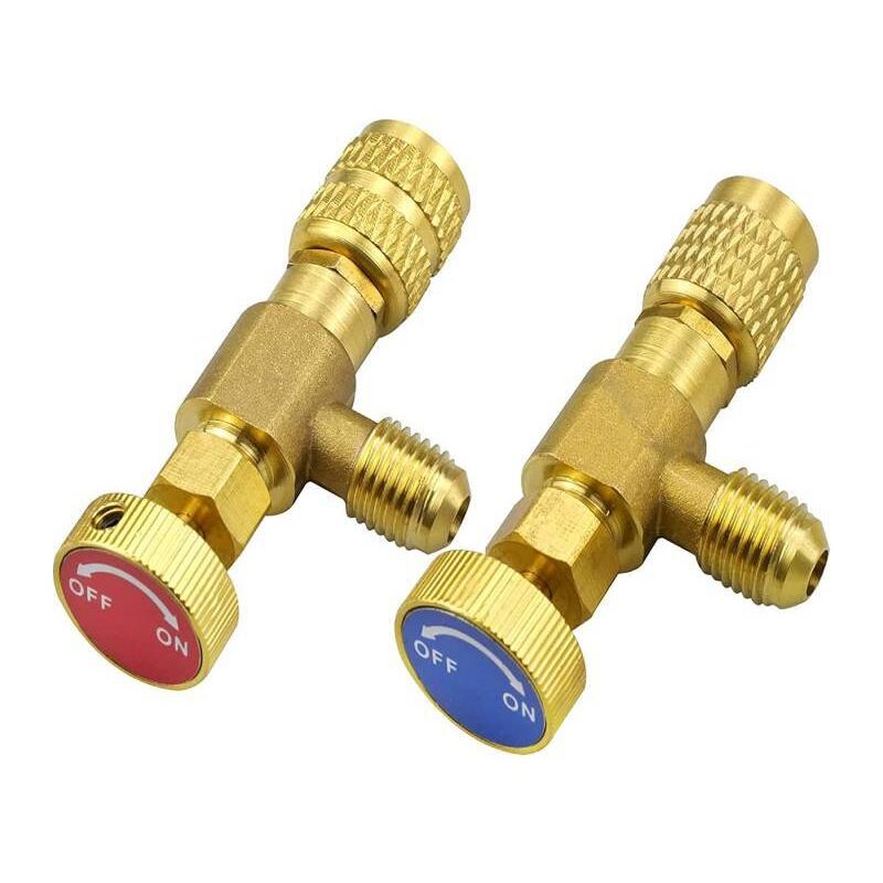foto del prodotto valvole di controllo del refrigerante, valvola di sicurezza r410a r22, raccordi adattatori r22 r410, valvola di flusso dell aria condizionata