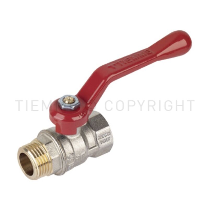 foto del prodotto valvole mistral maschio femmina iso228 con leva alluminio tiemme 2360023