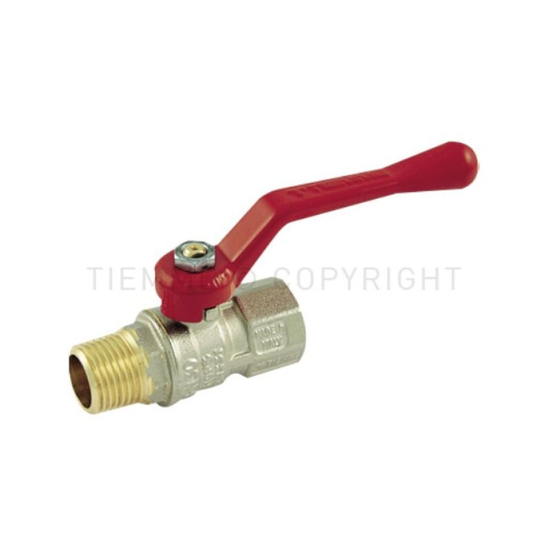 foto del prodotto valvole tornado maschio femmina iso7 en 10226 con leva alluminio tiemme 2380011
