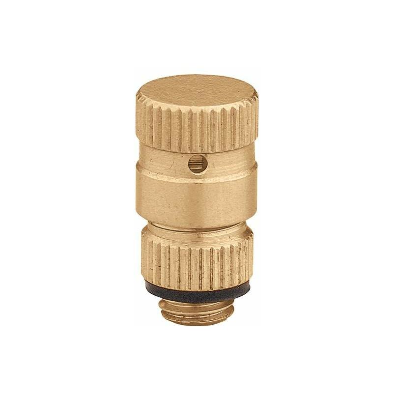 foto del prodotto valvolina antiaspirazione per valvole di sfogo aria caleffi 5622 ottone