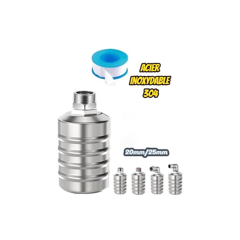 foto del prodotto vanne d eau, vanne flotteur de contr le du niveau de liquide, enti rement automatique en acier inoxydable 304, contr leur de niveau d eau de vanne