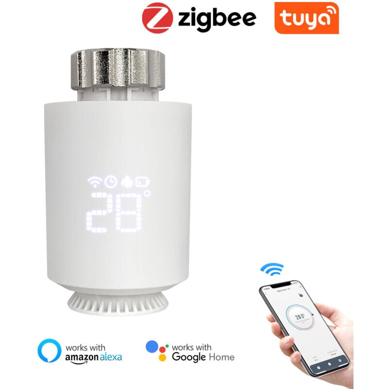 foto del prodotto vannthermostatique de radiateur termostato d azione del radiatore intelligent trv support de contr leur de temp rature de soupape termostatico