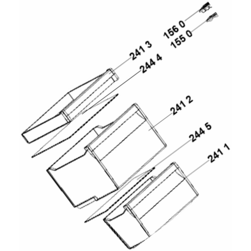 foto del prodotto vano superiore parte congelatore riferimento n 241 2 frigorifero, congelatore ariston hotpoint 4370206