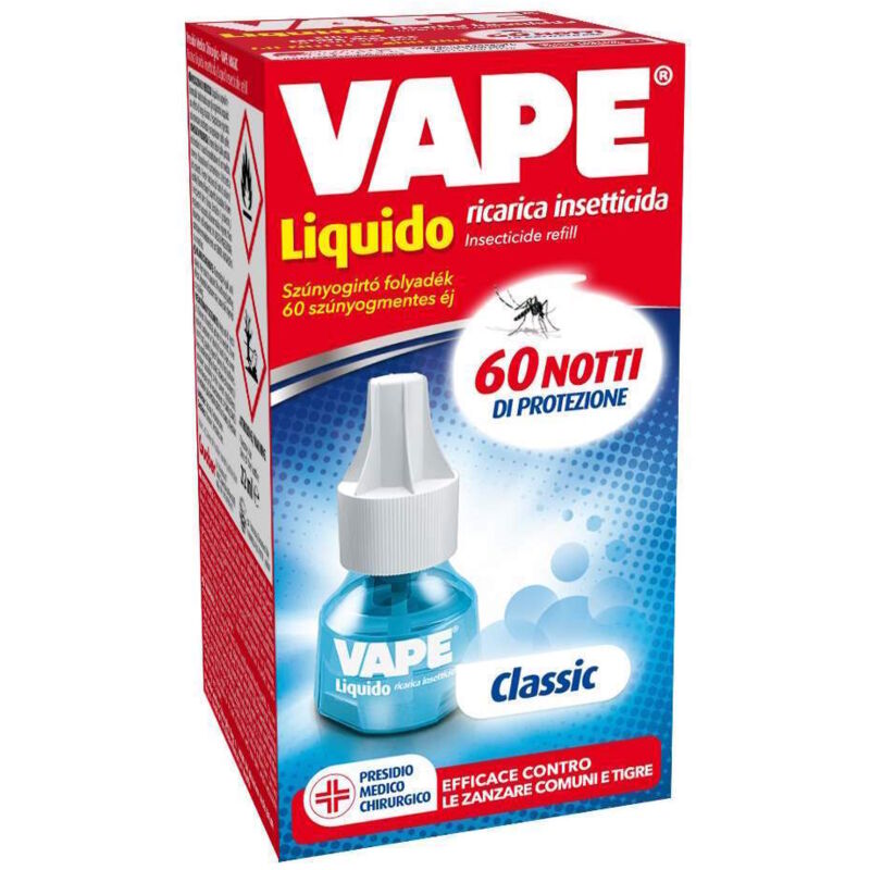 foto del prodotto vape magic classic ricarica contro zanzare tigri comuni 60 notti protezione