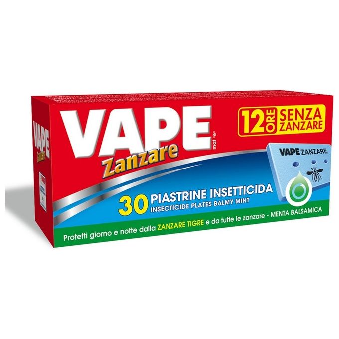 foto del prodotto vape mat piastrine 30 pezzi profumate
