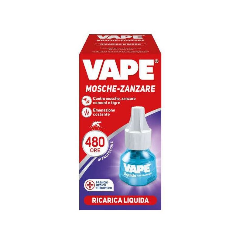 foto del prodotto vape ricarica elettroemanatori 60 notti mosche zanzare