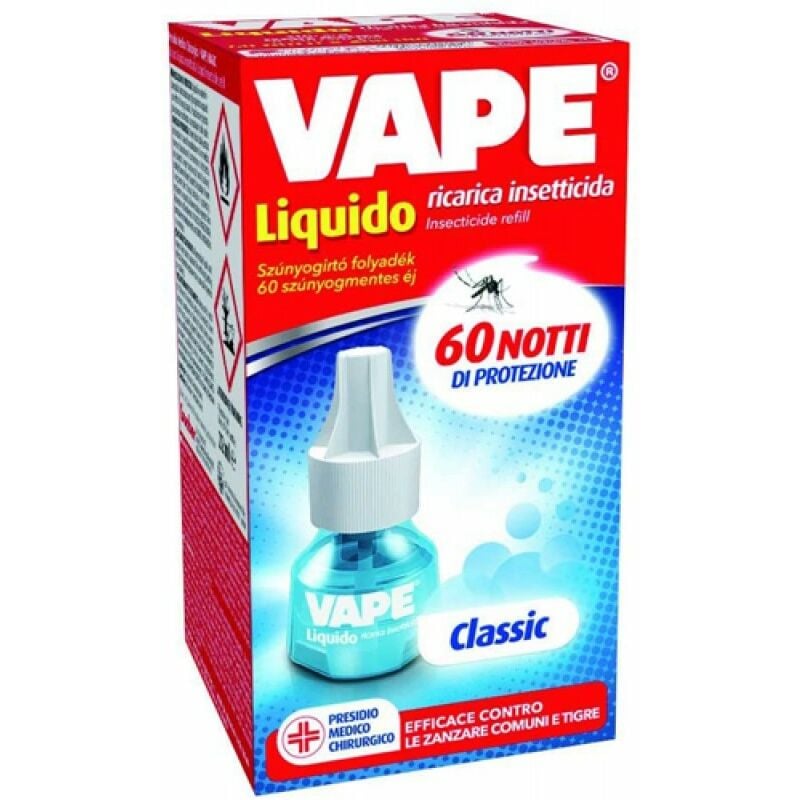foto del prodotto vape ricarica liquida 60 notti profumata x insetticida antizanzare