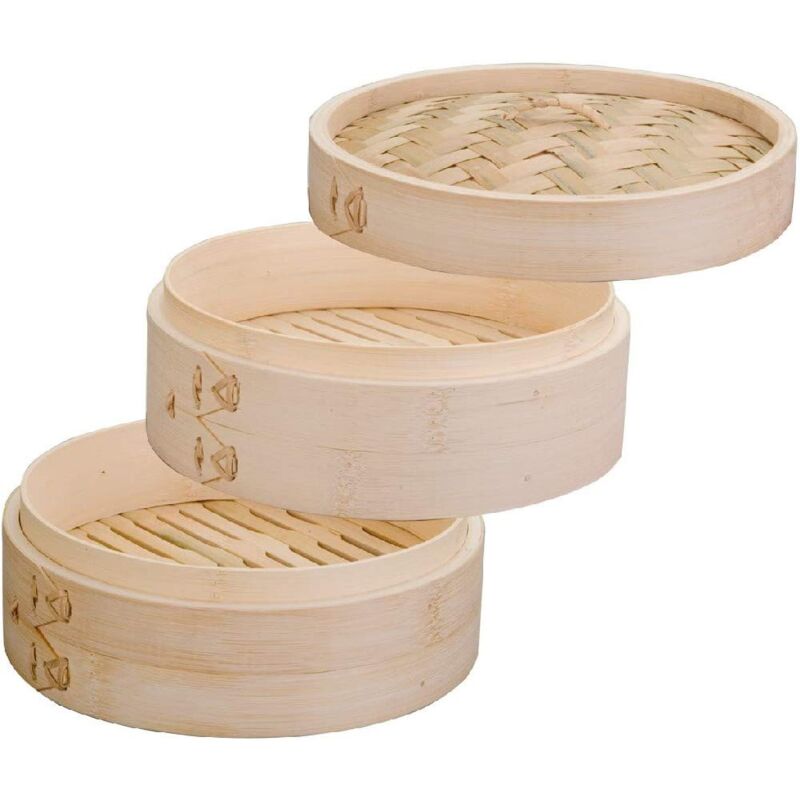 foto del prodotto vaporera bamboo 20 cm, alluminio ibili