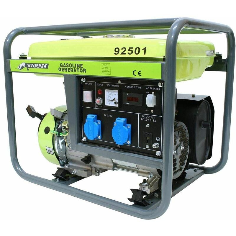 foto del prodotto varan motors 92501 generatore elettrico benzina 2800w 2x 230v 1x 12vdc