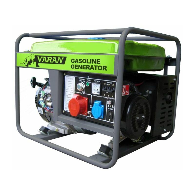 foto del prodotto varan motors 92521 generatore elettrico benzina 7,0 kva 1x 400v 1x 230v 1x 12vdc