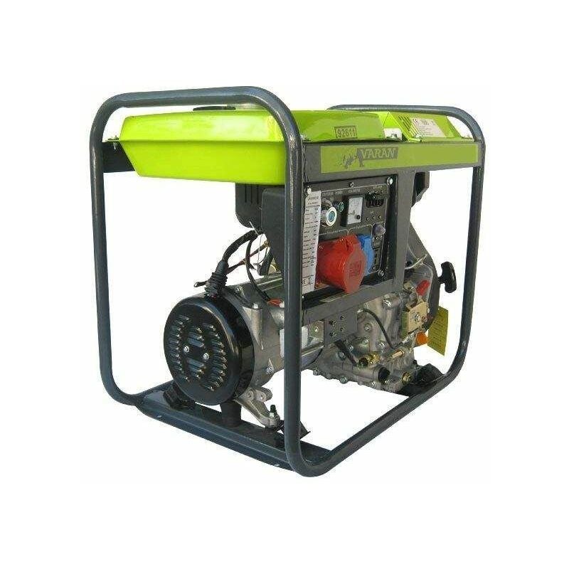 foto del prodotto varan motors 92611 generatore elettrico diesel 5.0 kva, 1x 400v, 1x 230v, 1x 12vdc