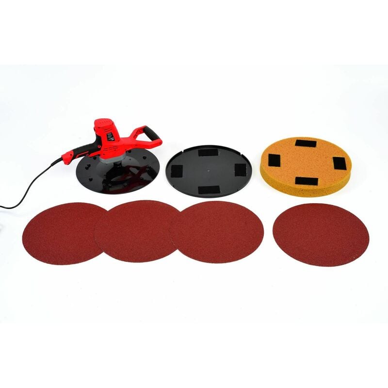 foto del prodotto varan motors dmj 700f 5 levigatrice orbitale per intonaco esterno ed interno 710w con dischi da 370mm