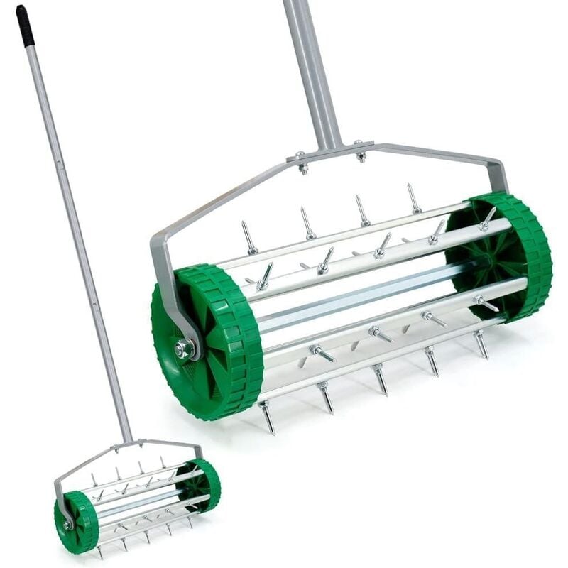 foto del prodotto varan motors la450 rullo arieggiatore da giardino, arieggiatore manuale per prati ed erba