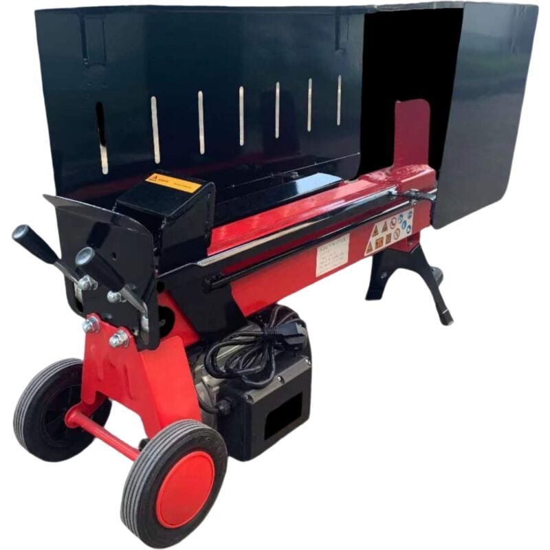 foto del prodotto varan motors neels 04 spaccalegna elettrico 2900w 230v, forza di lavoro 7 t, tronco fino a 52cm con gabbia di protezione