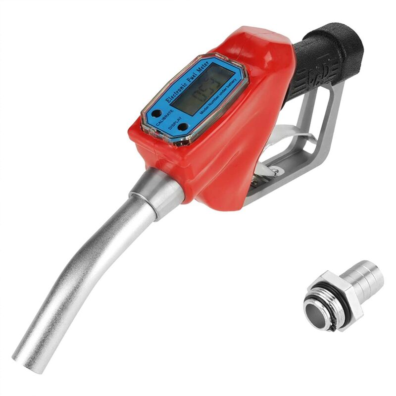 foto del prodotto varan motors neopn13 pistola di rifornimento con flussometro digitale integrato 60l min 1 per pompa di gasolio ecc.