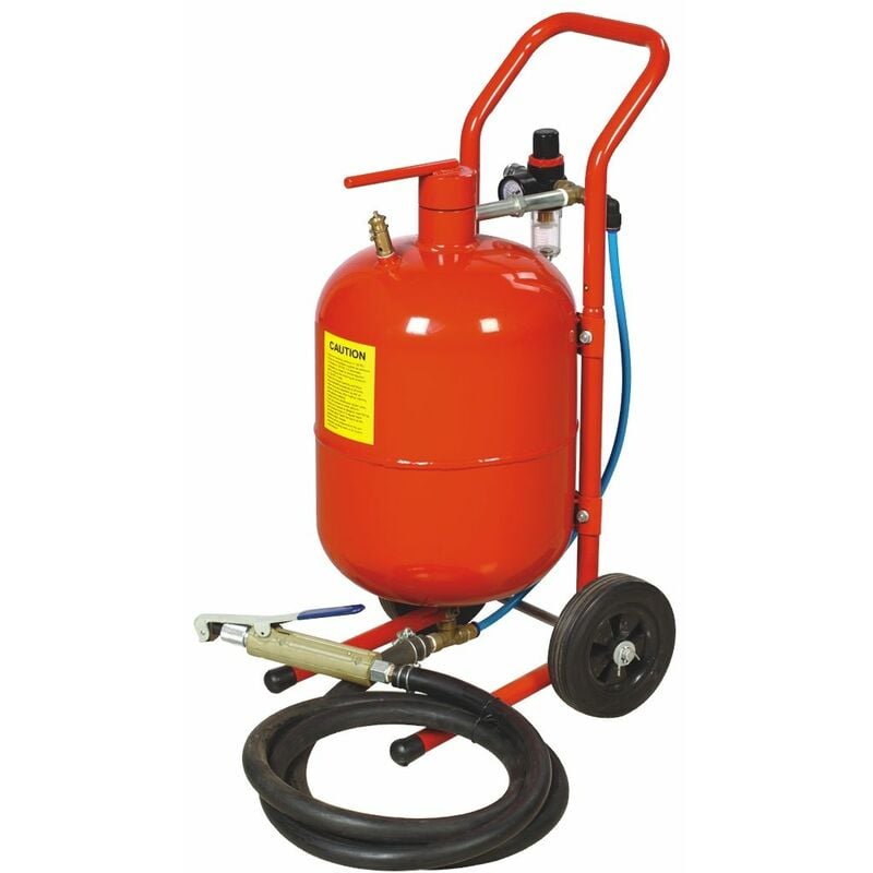 foto del prodotto varan motors nesb 01 1 sabbiatrice da 19 litri a perle, sabbiatrice portatile