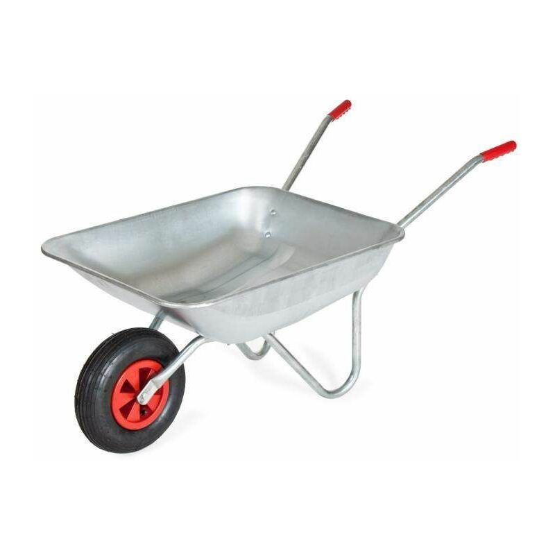 foto del prodotto varan motors wb4024a carriola in acciaio zincato 80 l, 120kg