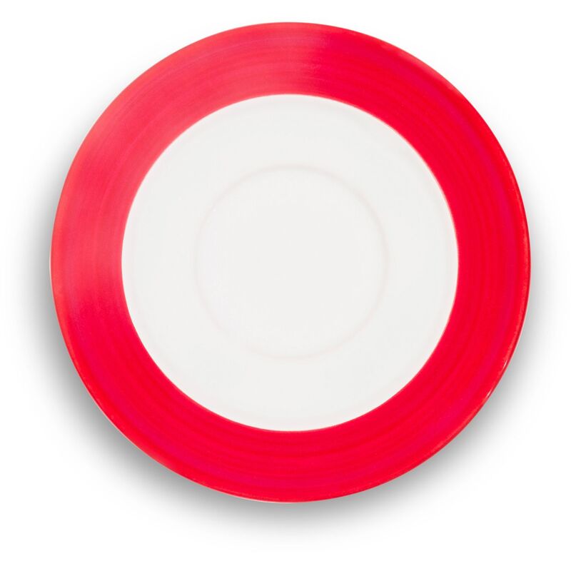 foto del prodotto variation rosso rubino, piattino caff gourmet 16cm gmundner keramik