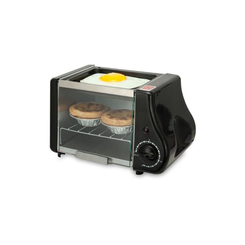 foto del prodotto varie specifiche del mini forno elettrico il piccolo forno per dormitorio studentesco molto piccolo e facile da spostare nero ulisem