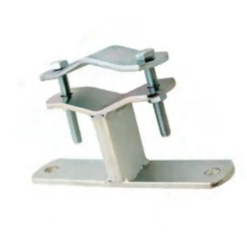 foto del prodotto varie - zanca da tassellare staffa tipo emilia fissaggio antenna tv palo 5 cm