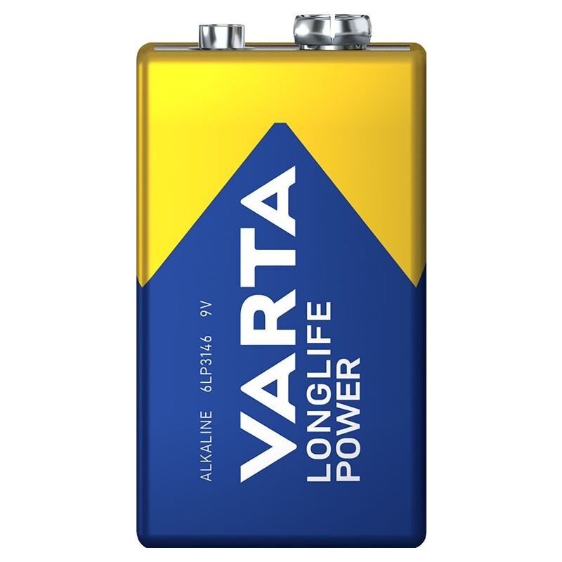 foto del prodotto varta 6lr61 6lp3146 9 v block 4922 pila, 1 pezzo non imballato, batteria al manganese alcalino, 9 v.