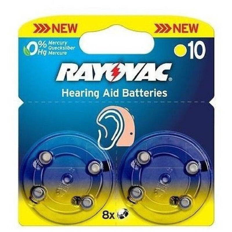 foto del prodotto varta ® - 8 pezzi batterie pile per amplifon apparecchi acustici pr70 varta rayovac ha 10 -