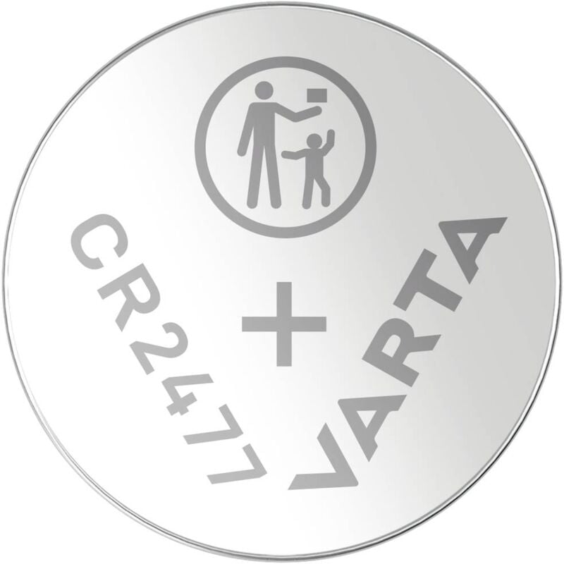 foto del prodotto varta batteria a bottone cr 2477 3 v 1 pz. 850 mah litio lithium coin cr2477 bli 1