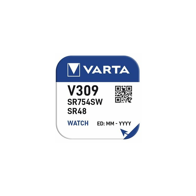 foto del prodotto varta batteria a bottone sr48 v309 73mah blister 1 unit 7,9x5,4mm