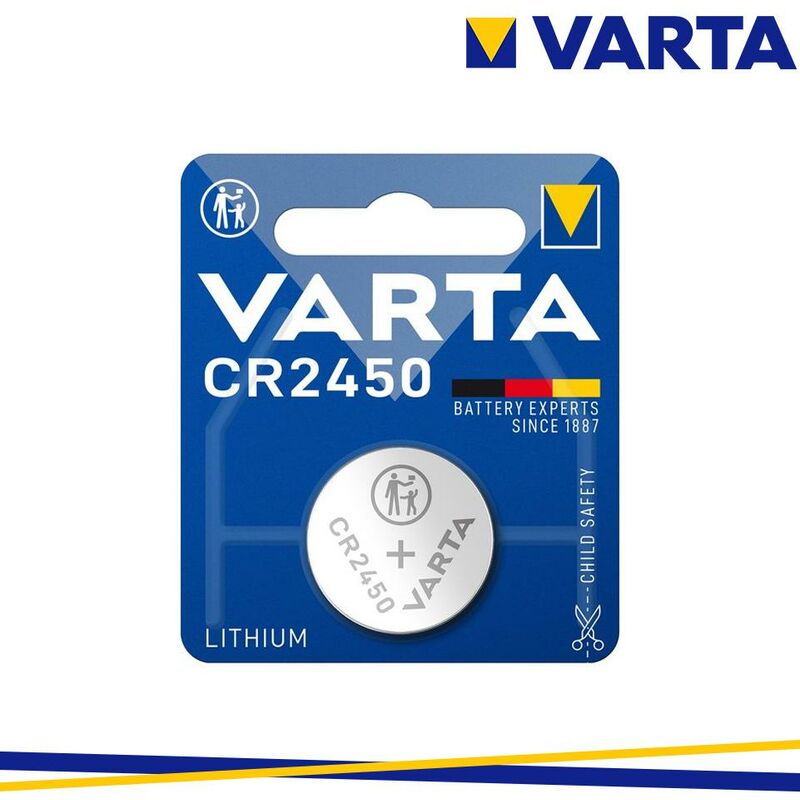 foto del prodotto varta - batteria al litio cr2450 3v blister 1 unità 24,5x5,0mm
